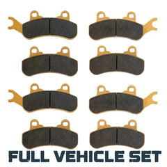 Traild ceramic pads mounted on rear caliper demonstrating reliable braking