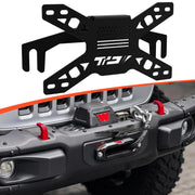 TraiNexalign front-mounted frame showing secure plate display and quick accessibility