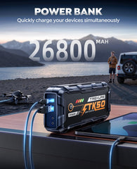 TREKURE 800 lumens multi-mode light aiding nighttime repairs