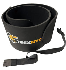 TrexNYC installation in trunk showing strap attachment and easy fit