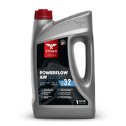 Triax Powerflow AW 32 front label showing product and benefits