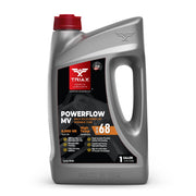 Triax Powerflow AW 68 front gallon showing packaging and clear product ID benefits