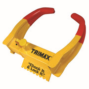 Trimax TCL65 front view showing lock attached and secure protection