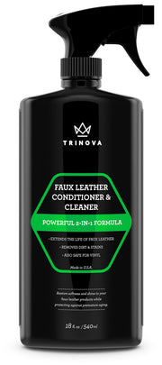 TriNova front label on 18 fl oz bottle, clear product identity and benefits