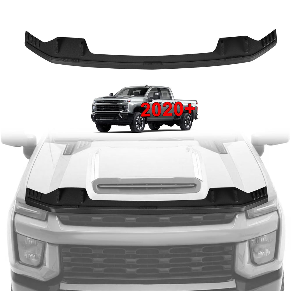 TripleAliners front installed on Silverado protects hood and improves airflow
