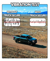 Truck Secure installed and loaded with sandbags to increase rear traction