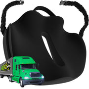 Truckules front view of XLarge cushion showing full coverage and comfort
