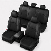 Trumgeta front view packaged set showing complete Tacoma seat protection