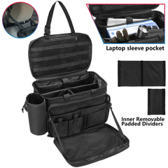 Trunab padded laptop sleeve open protecting a 15.6 inch laptop from impact