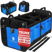 TRUNKCRATEPRO front view showing large organized compartments and sturdy shape