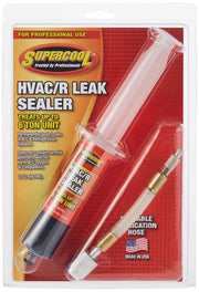 TSI Supercool front packaging showing product and benefits for quick HVAC repairs