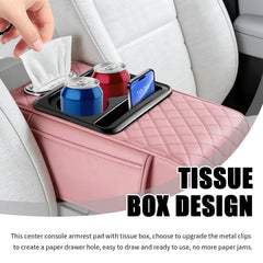 TSIEBRV tissue box zipper detail enables quick refill and smooth pull