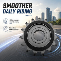 TT719 side profile highlighting sprocket thickness and alloy construction for durability