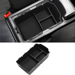 TTCR-II front view installed in Civic center console showing neat storage