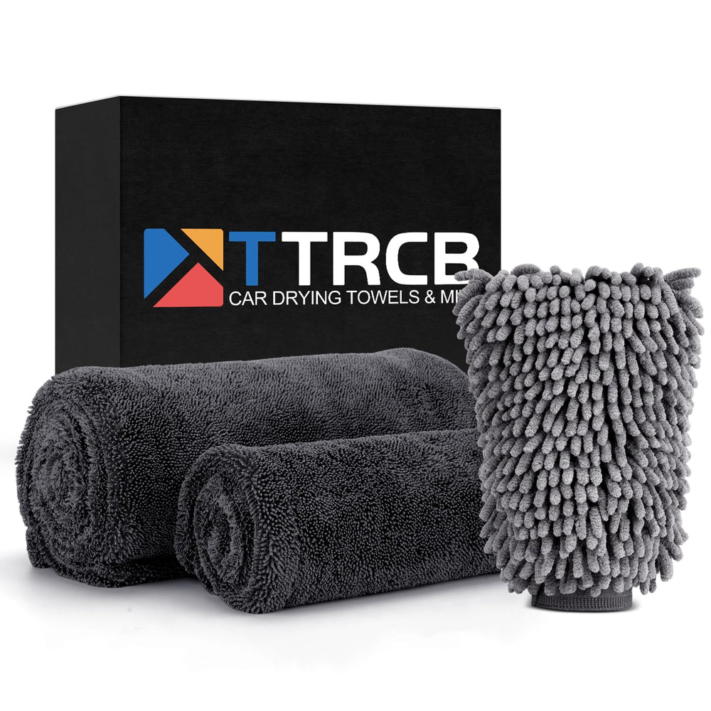 TTRCB front packaging showing complete car drying kit and contents