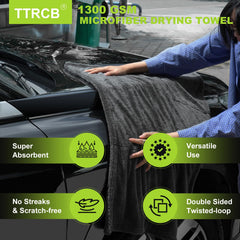 TTRCB large 24x36 towel detail demonstrating soft pile and fast water pickup