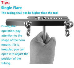 TUBPRO adapters layout showing five sizes for versatile tubing fits