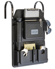 Tufloc front seat organizer front view showing low-profile secure storage