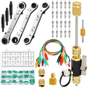 Tujoe front view toolset showing organized HVAC kit and quick service readiness