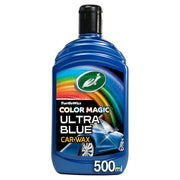 Turtle Wax bottle front label showing product name and blue polish benefit