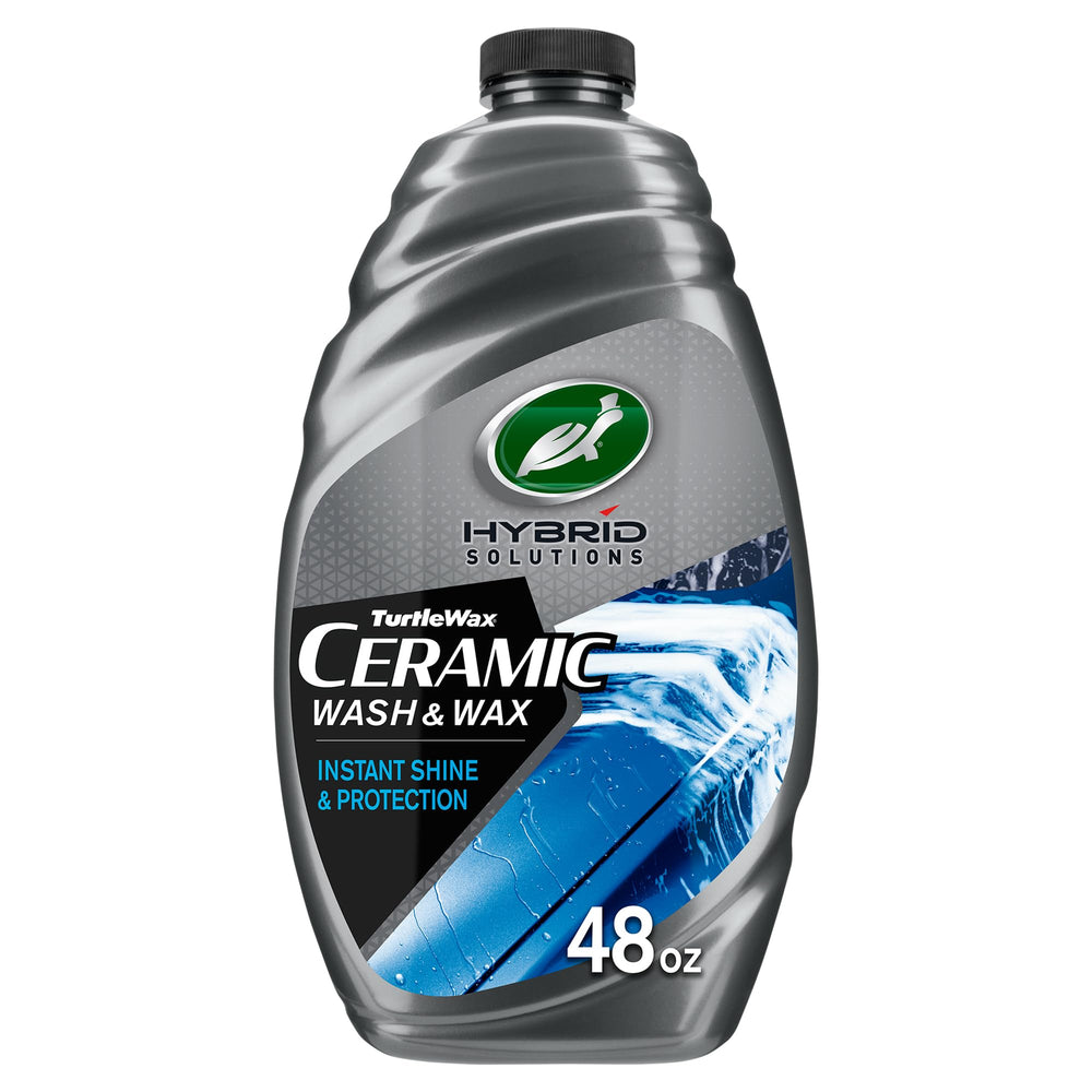 Turtle Wax bottle front label showing product name and benefits