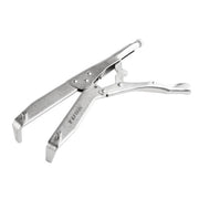 TUSK clutch holding tool front view showing adjustable arms and durable frame benefit safety