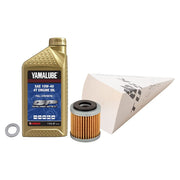 TUSK oil change kit front view showing components and clear benefit of convenience