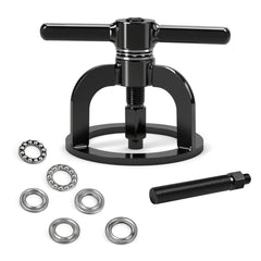 Tutor Auto front view of clutch compressor showing robust frame and quick setup benefit