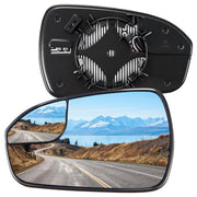 Tutor Auto front view of driver mirror showing factory look and fit