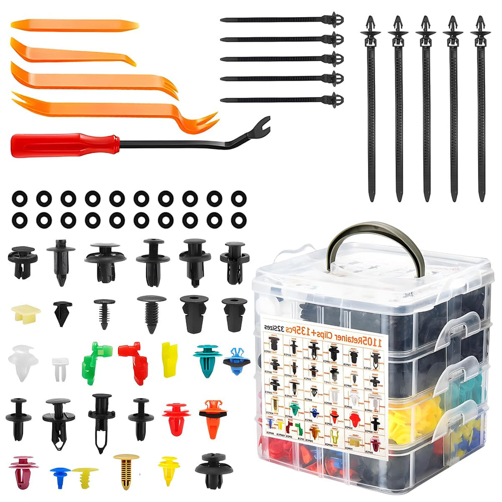 Tuxihapp front view organizer showing full kit for easy selection