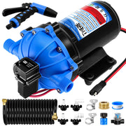 TWERE front view of pump assembly showing compact design and easy mounting benefit