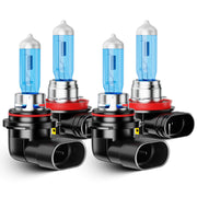 TXBILMOO front packaging showing 9005 and H11 bulbs for easy model confirmation and quick purchase