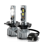 TXBILMOO front packaging showing 9003 bulbs and benefits for quick fit