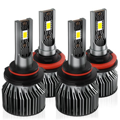 TXBILMOO 4-pack front packaging showing compact, ready-to-install bulbs