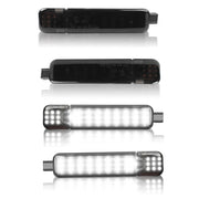 TXRXIZ front view of four LED door lights showing fitment and ready-to-install benefit