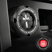 Tybasthe front view of rotary start button cover showing sleek protection