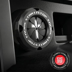 Tybasthe front view of rotary start button cover showing sleek protection