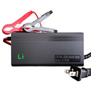 tyeloftute front view of charger showing ports and indicator lights for easy monitoring