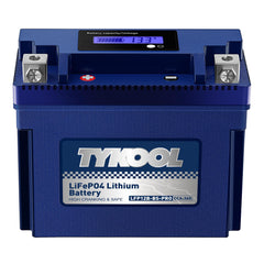 TYKOOL front view showing compact battery and lightweight benefit