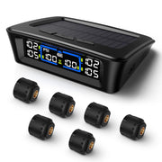 Tymate TM12 front display showing multiple tire readings for quick checks
