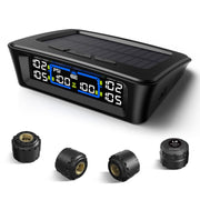 Tymate TM12 color display front showing multi-tire data and easy reading