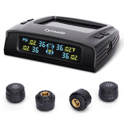 Tymate TM2 display front view showing clear pressure readings and fast alerts