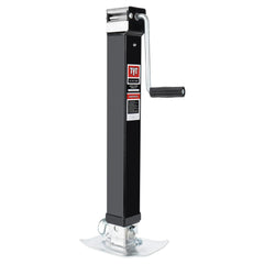 TYT front view of weld-on jack showing solid mount and stable lift