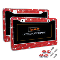 TZARROT installed on red sedan demonstrating instant decorative upgrade