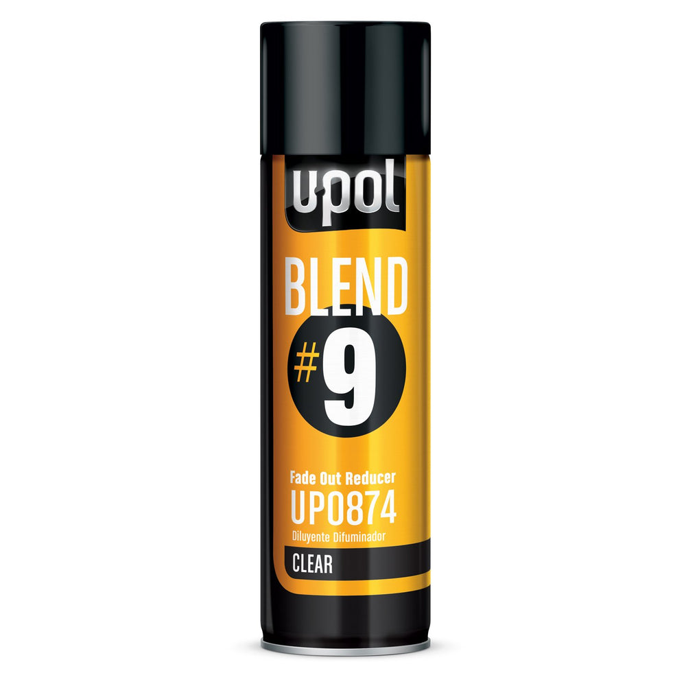 U-POL Blend#9 aerosol can front view showing label and easy-use benefit