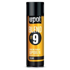 U-POL Blend 9 aerosol can front view showing label and 450 ml capacity for precise fades