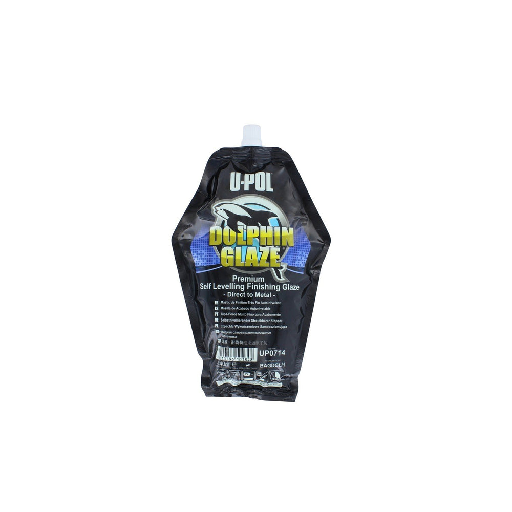 U-POL Dolphin Glaze front can showing label and 440ml size for quick selection
