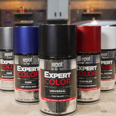 U-POL sanded primer close-up showing smooth, filled surface ready for topcoat