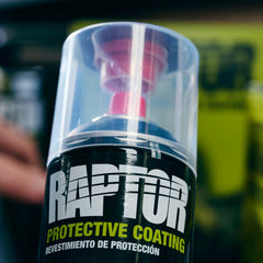 U-POL Raptor activator valve detail demonstrating easy two-component activation benefit