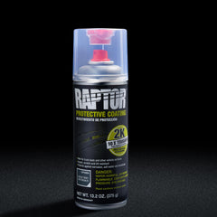 U-POL Raptor spray nozzle close-up illustrating precise spray control for even texture
